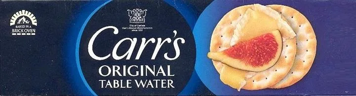 CARR'S ORIGINAL TABLE WATER
