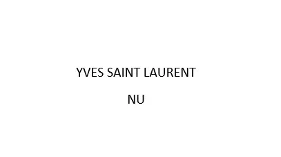 YVES SAINT LAURENT NU