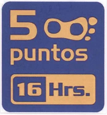 5 PUNTOS 16 HRS.