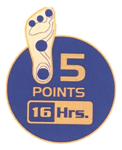 5 POINTS 16 HRS.