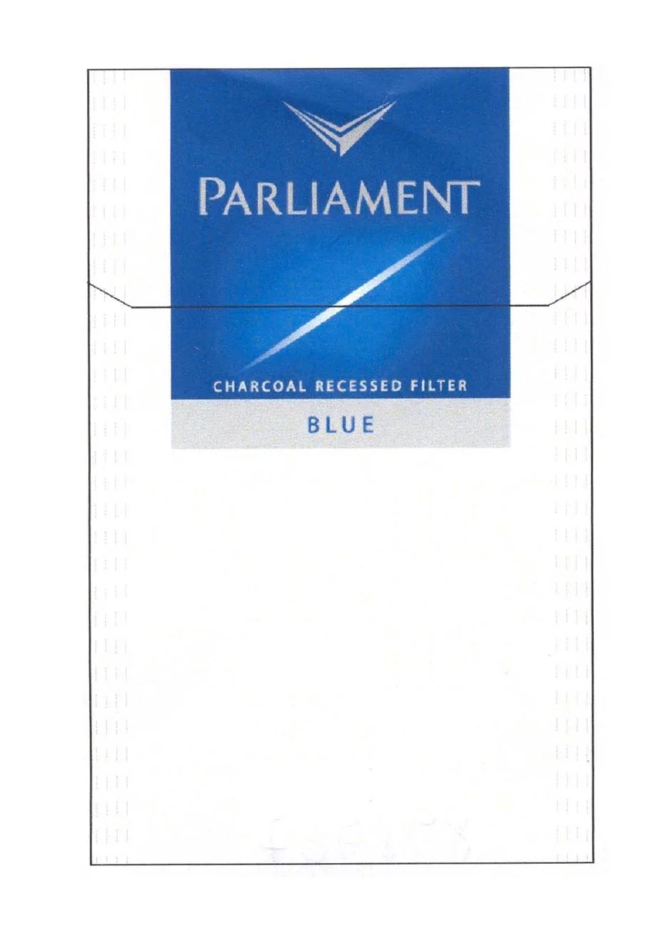 PARLIAMENT CHARCOAL RECESSED FILTER BLUE