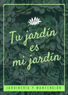 Tu jardín es mi jardín