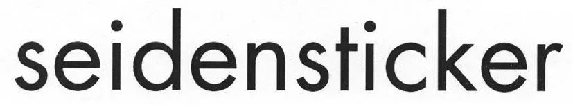 SEIDENSTICKER