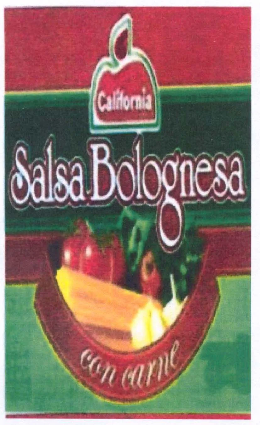 CALIFORNIA SALSA BOLOGNESA CON CARNE
