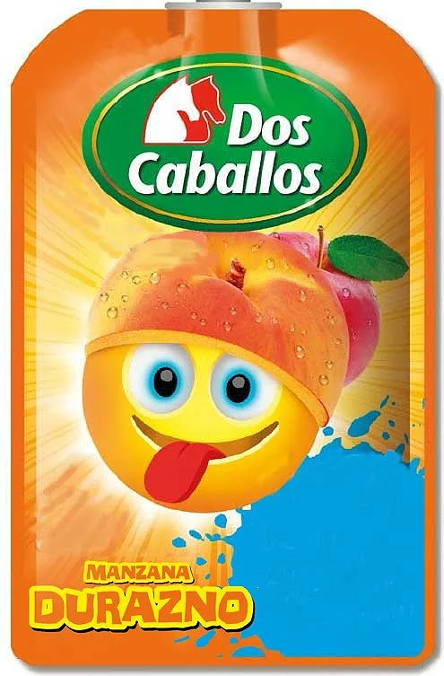 Dos Caballos MANZANA DURAZNO