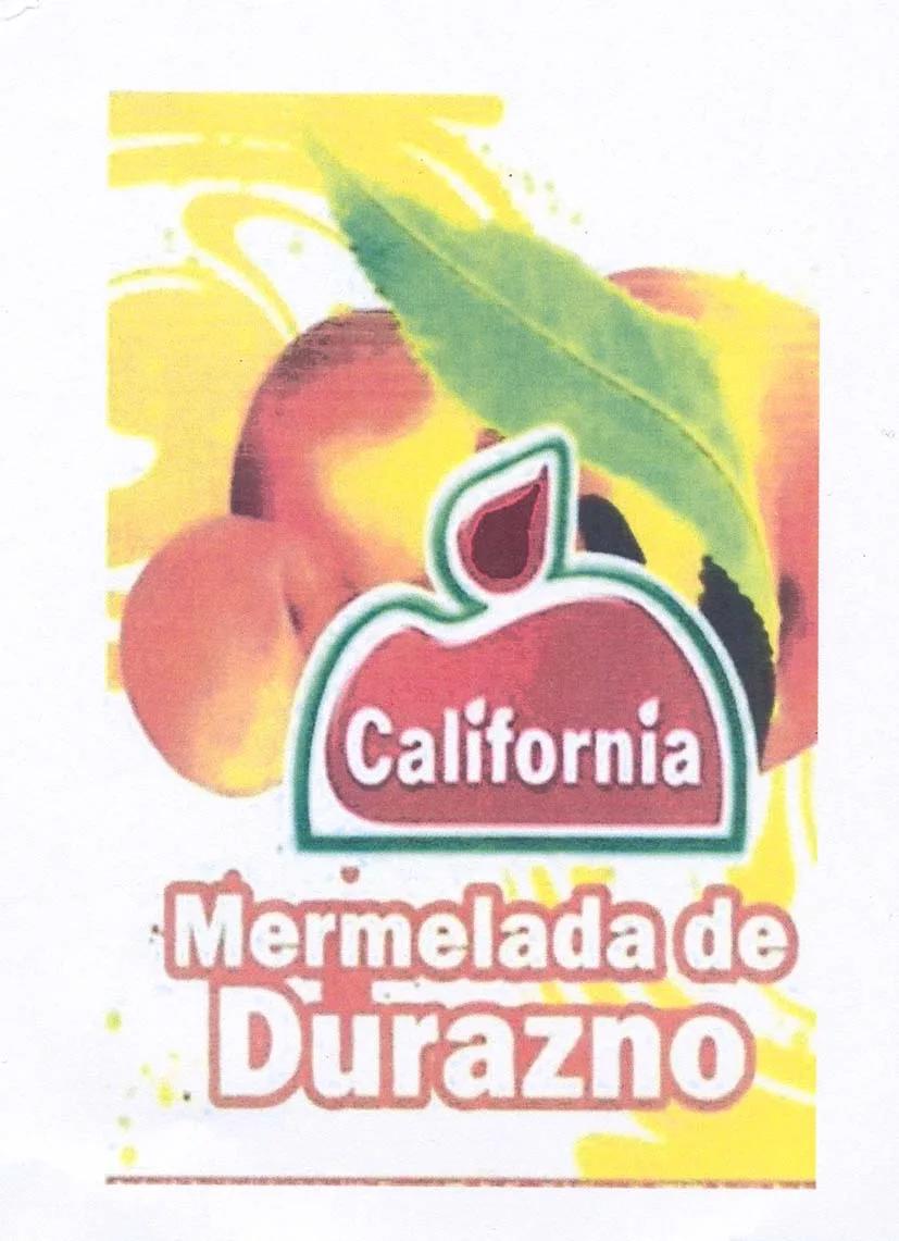 CALIFORNIA MERMELADA DE DURAZNO