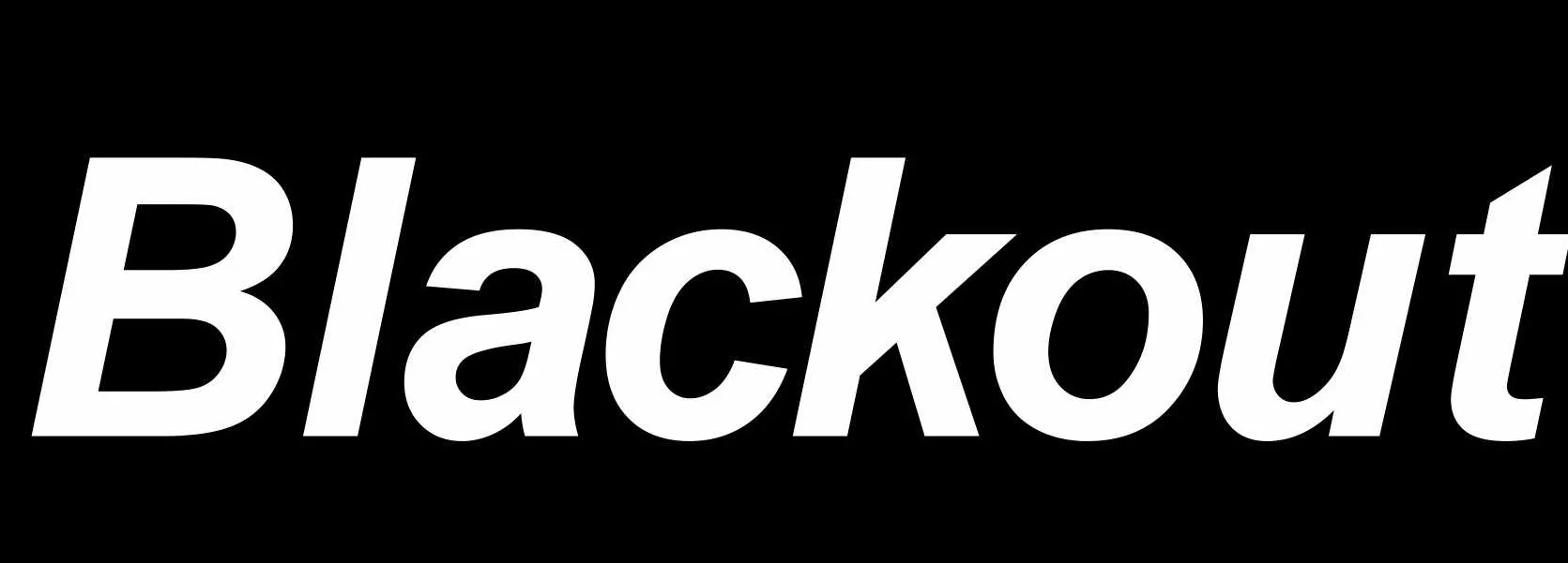 BLACKOUT