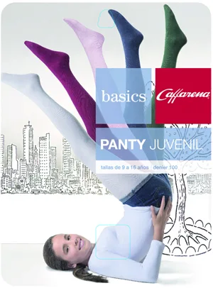 BASICS CAFFARENA Panty Juvenil