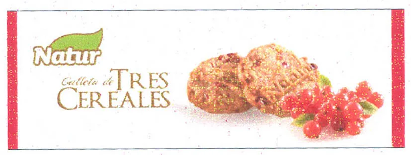 NATUR GALLETA DE TRES CEREALES