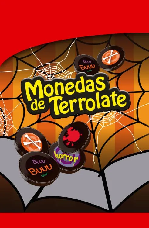 MONEDAS DE TERROLATE BUUU HORROR