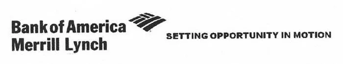 BANK OF AMERICA MERRILL LYNCH SETTING OPPORTUNITY IN MOTION
