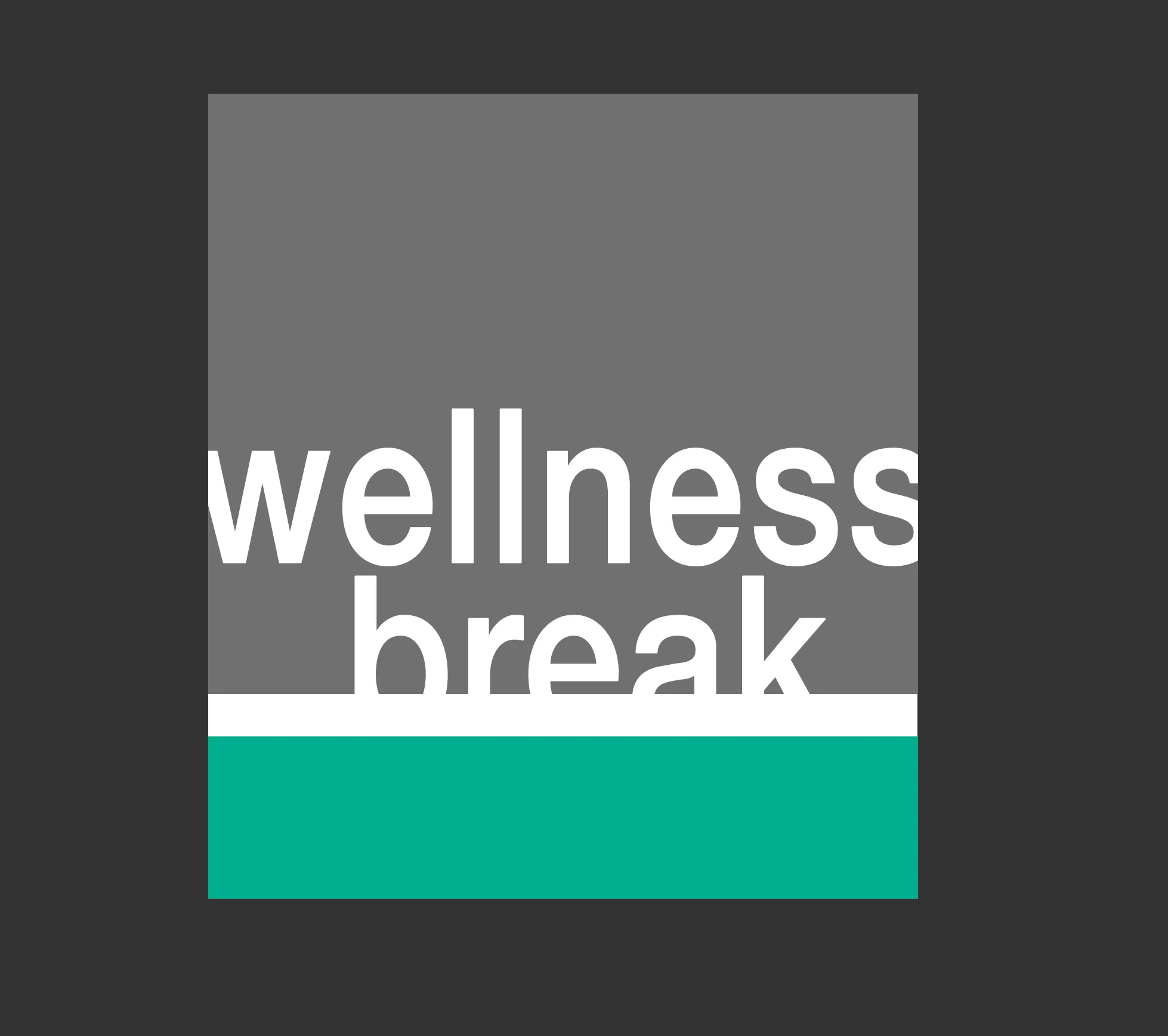 wellness break