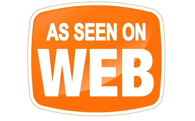 AS SEEN ON WEB