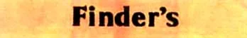 FINDER'S