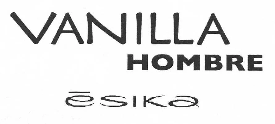 VANILLA HOMBRE ESIKA