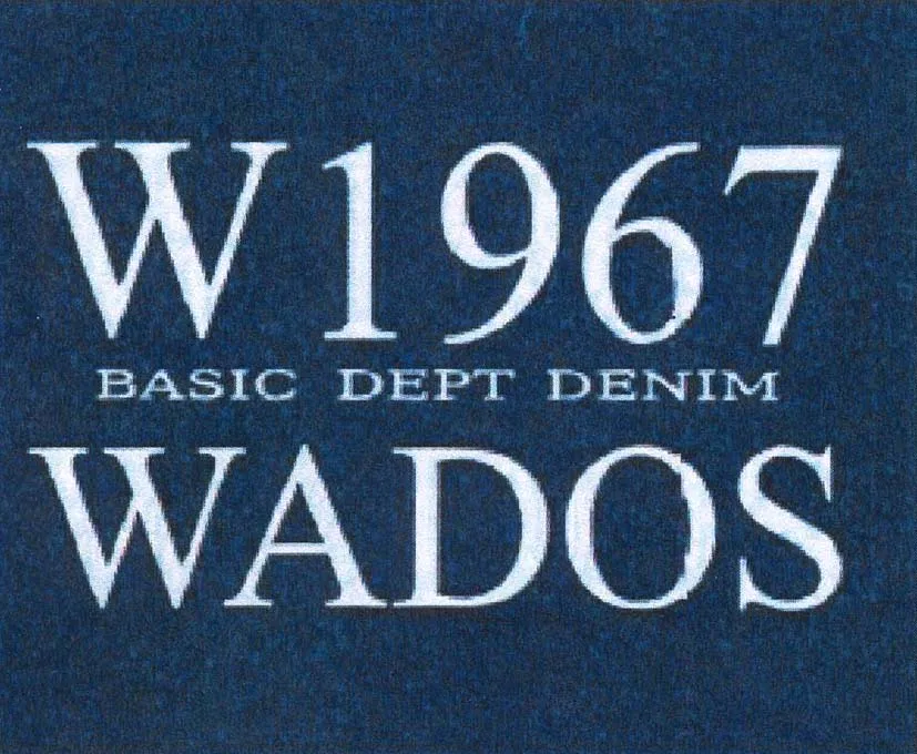 W 1967 WADOS BASIC DEPT DENIM