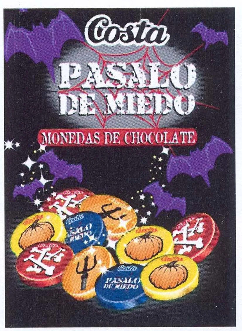 COSTA PASALO DE MIEDO MONEDAS DE CHOCOLATE
