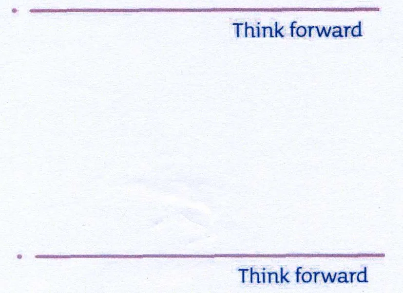 THINK FORWARD
