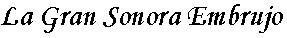 LA GRAN SONORA EMBRUJO