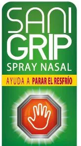 SANI GRIP spray nasal ayuda a parar el resfrío