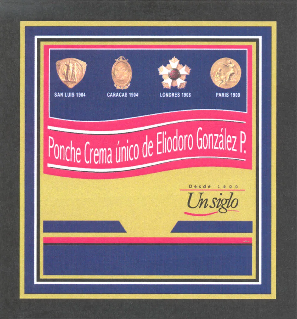 PONCHE CREMA ÚNICO DE ELIODORO GONZÁLEZ P.