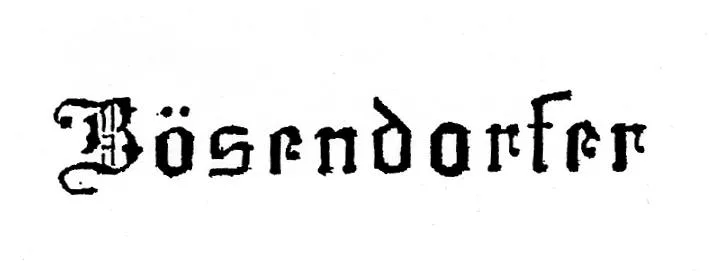 BOSENDORFER