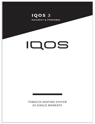 IQOS 3 DISCREET & PERSONAL IQOS TOBACCO HEATING SYSTEM 20 SINGLE MOMENTS