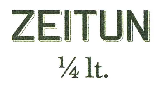 ZEITUN  1/4 LT.