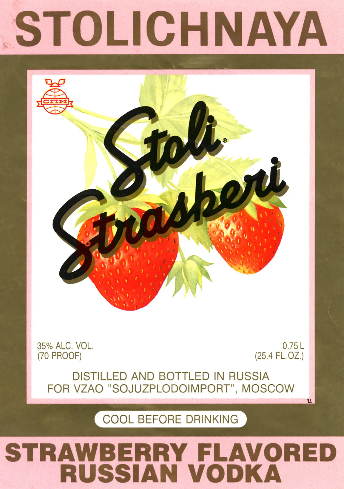 STOLICHNAYA STRASBERI