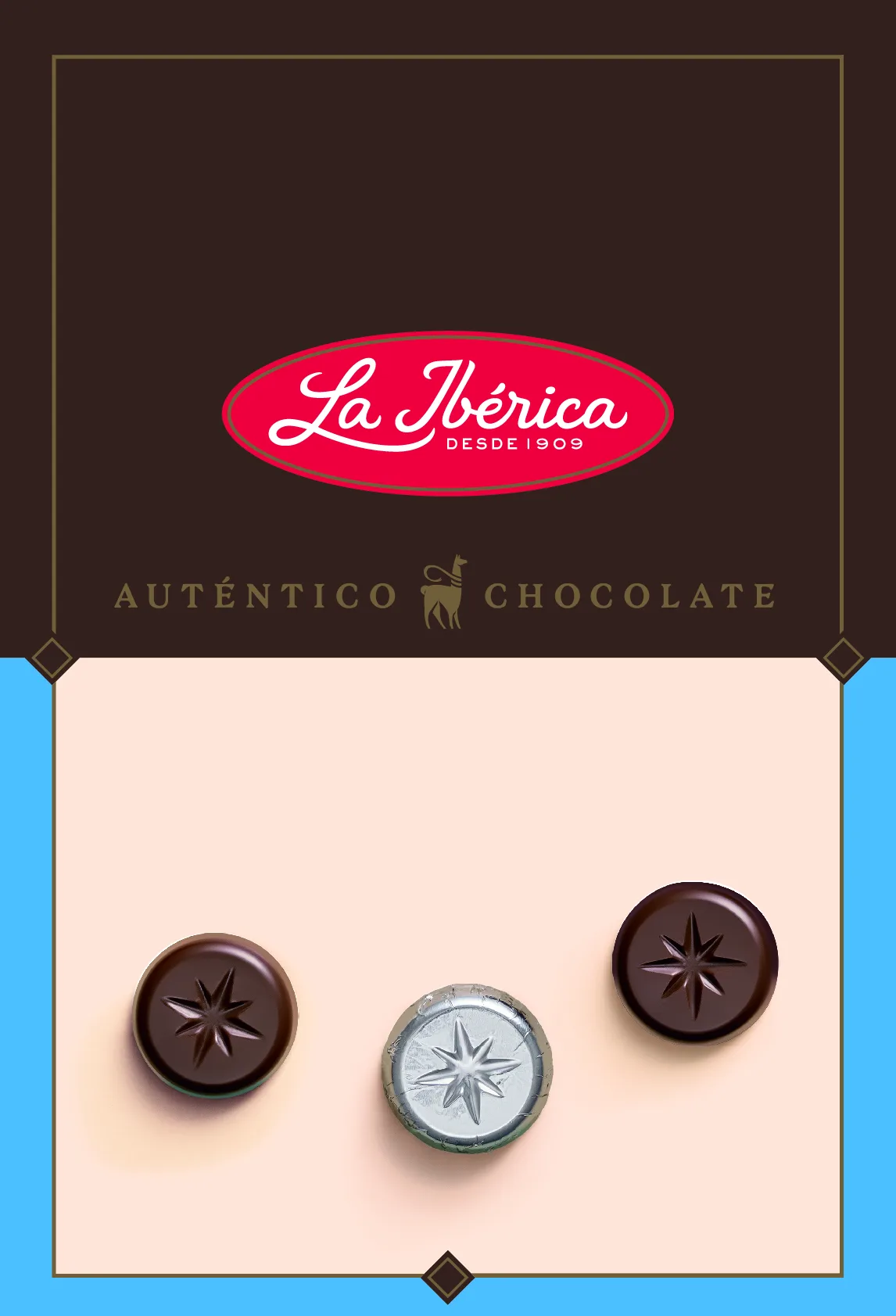 La Ibérica desde 1909 AUTENTICO CHOCOLATE