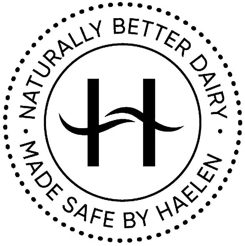 H NATURALLY BETTER DAIRY MADE SAFE BY HAELEN