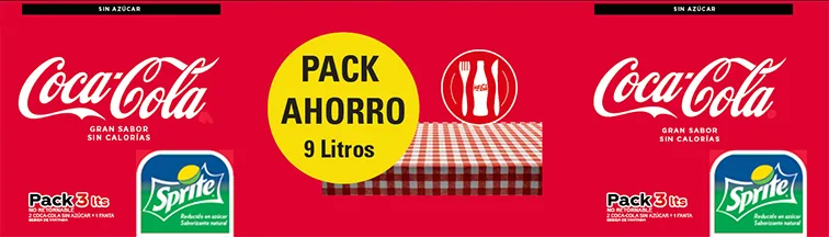 COCA-COLA GRAN SABOR SIN CALORÍAS SPRITE