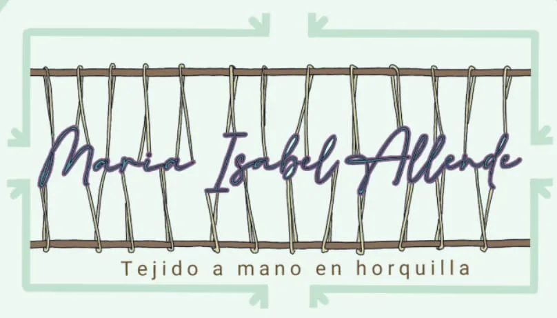 Maria Isabel Allende Tejido a mano en horquilla