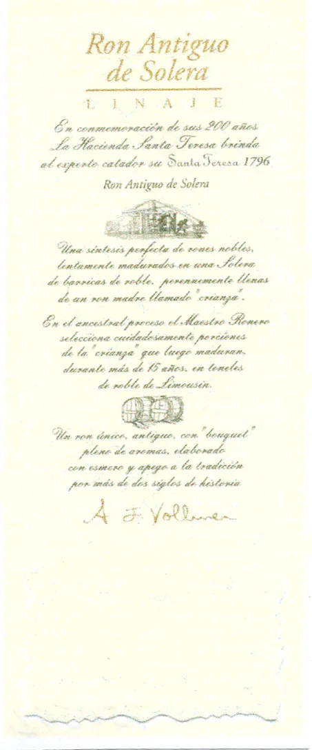 SANTA TERESA 1796