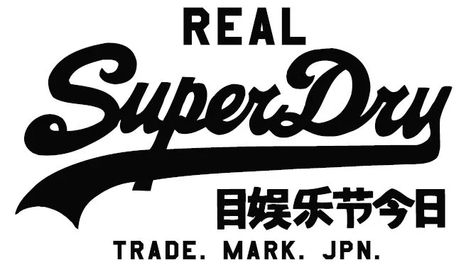 REAL SUPERDRY TRADE. MARK. JPN.