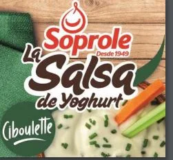 SOPROLE DESDE 1949 LA SALSA DE YOGHURT CIBOULLETE