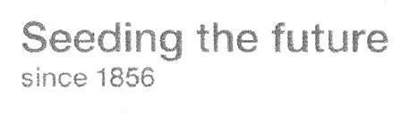 SEEDING THE FUTURE SINCE 1856