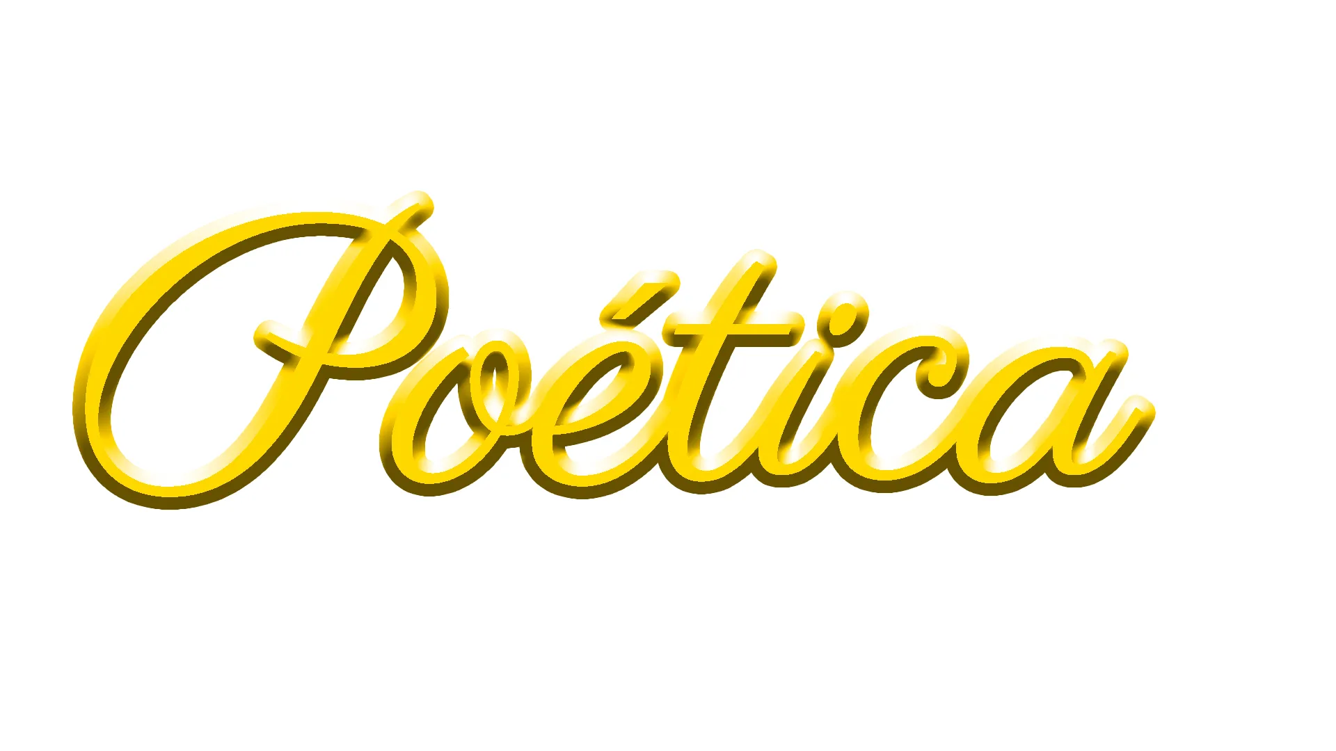 POÉTICA
