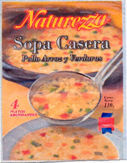 NATUREZZA SOPA CASERA