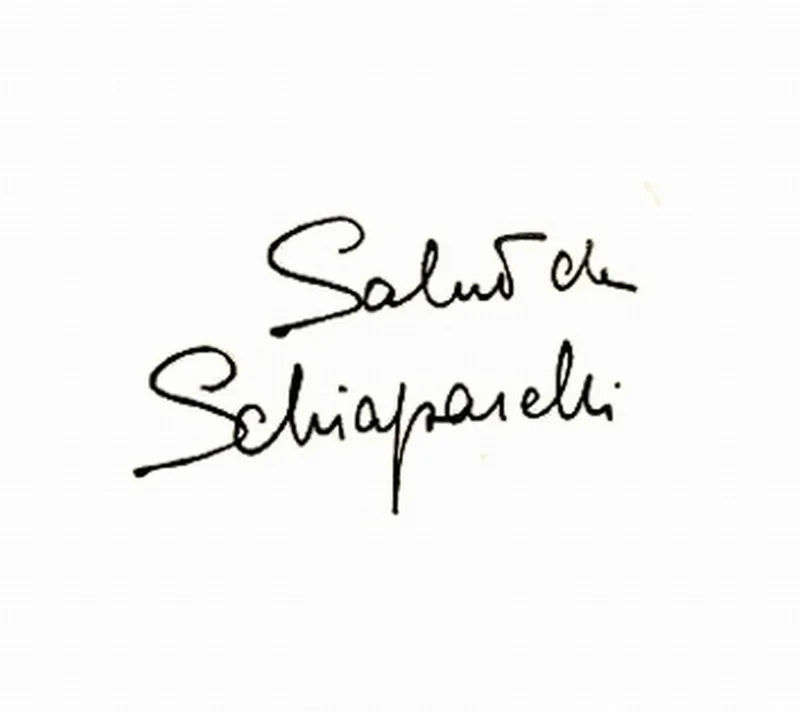 SALUT DE SCHIAPARELLI