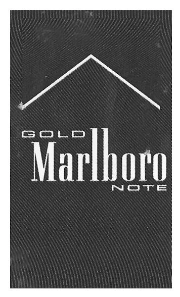 MARLBORO GOLD NOTE