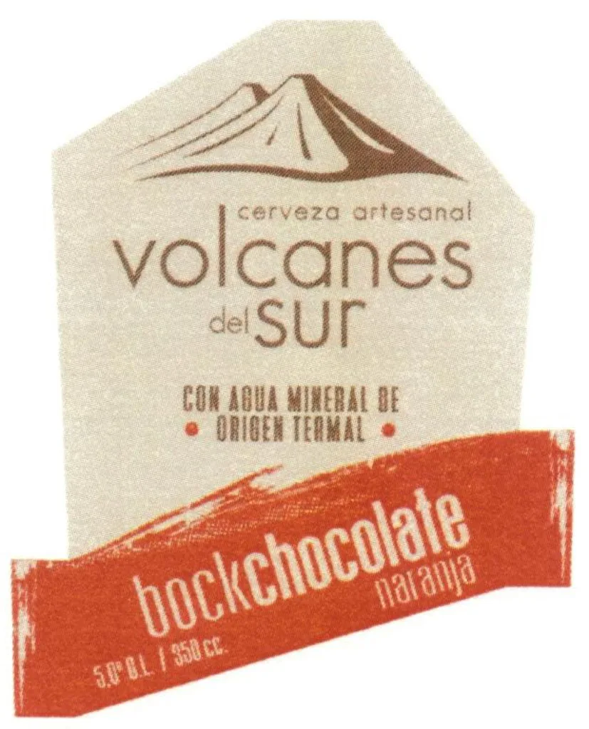VOLCANES DEL SUR BOCKCHOCOLATE NARANJA
