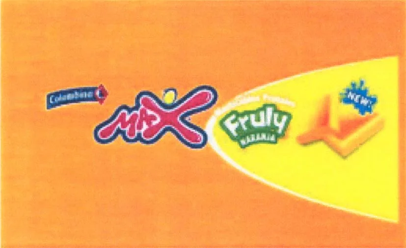 COLOMBINA MAX MASTICABLES FRUTALES FRULY NARANJA NEW!