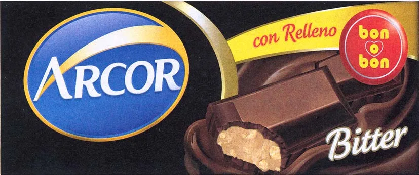 ARCOR BITTER CON RELLENO BON O BON