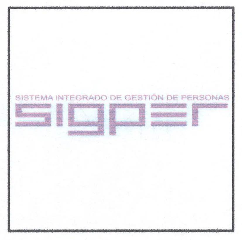 SIGPER SISTEMA INTEGRADO DE GESTION DE PERSONAS