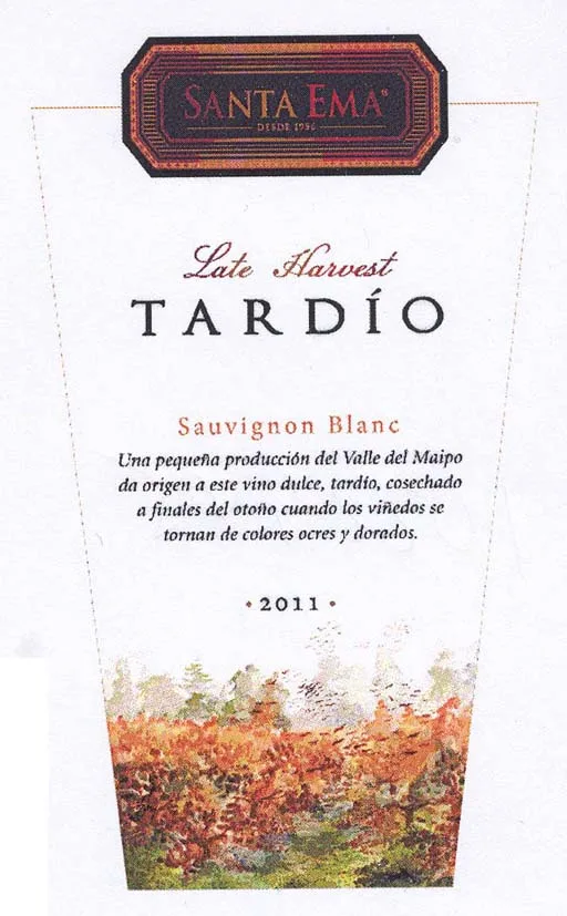 SANTA EMA LATE HARVEST TARDIO