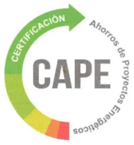 CAPE CERTIFICACIÓN Ahorros de Proyectos Energéticos
