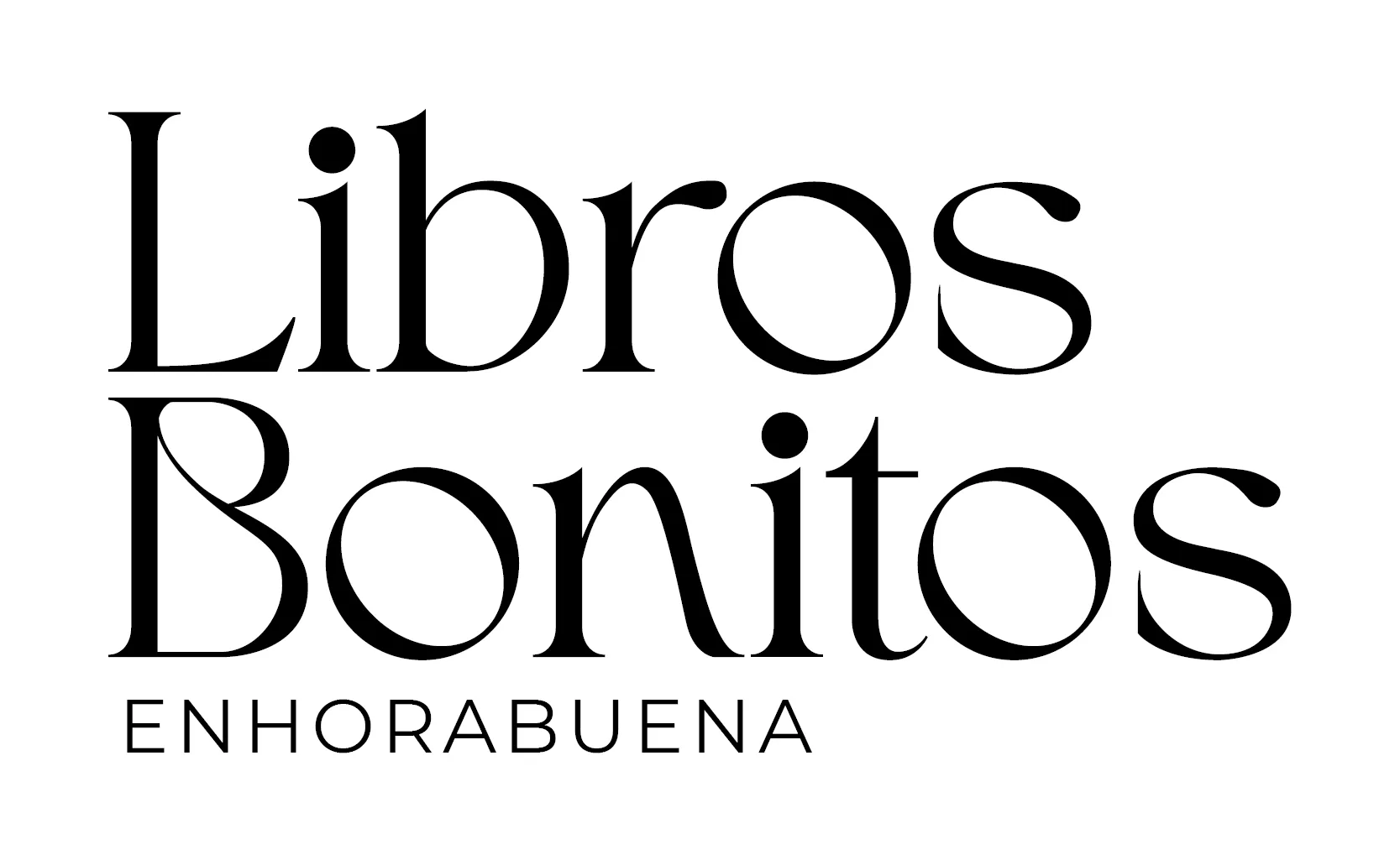 LIBROS BONITOS ENHORABUENA