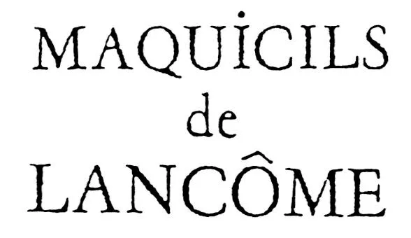 MAQUICILS DE LANCOME