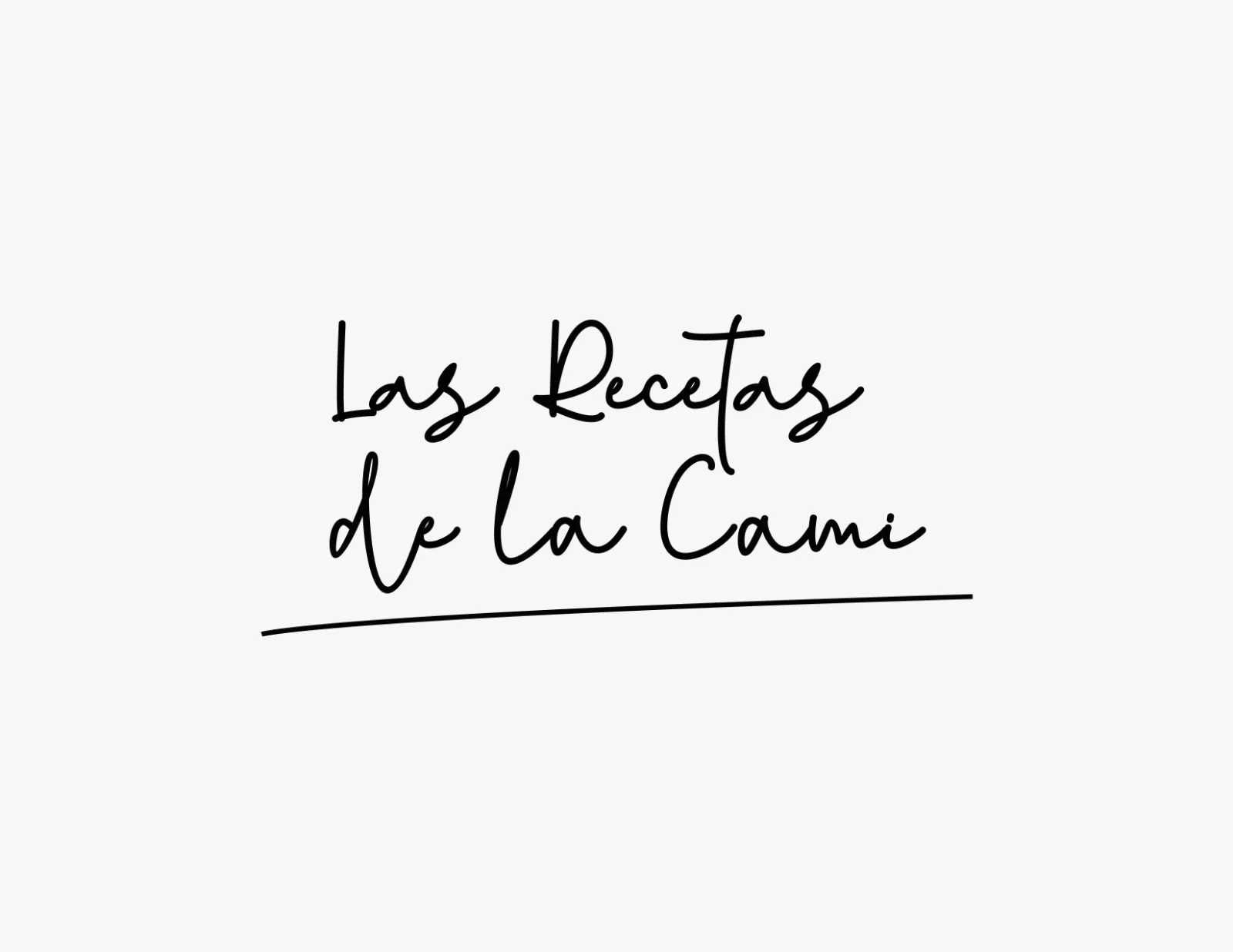 Las Recetas de la Cami